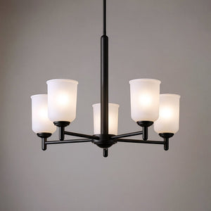 Urban Ambiance - Chandelier - UKC20163 New Traditional Indoor Chandelier, 15.25''H x 23.75''W x 23.75''Dep, Olde Bronze Finish, Corvelle Collection - 