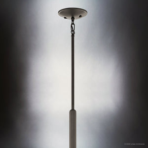 Urban Ambiance - Chandelier - UKC20163 New Traditional Indoor Chandelier, 15.25''H x 23.75''W x 23.75''Dep, Olde Bronze Finish, Corvelle Collection - 