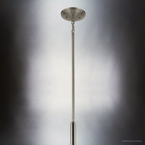 Urban Ambiance - Chandelier - UKC20164 New Traditional Indoor Chandelier, 26.5''H x 26.5''W x 26.5''Dep, Brushed Nickel Finish, Corvelle Collection - 