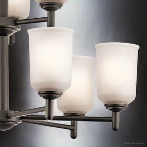 Urban Ambiance - Chandelier - UKC20165 New Traditional Indoor Chandelier, 26.5''H x 26.5''W x 26.5''Dep, Olde Bronze Finish, Corvelle Collection - 