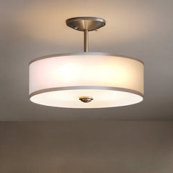 Urban Ambiance - Ceiling Light - UKC20168 New Traditional Indoor Ceiling Light, 10''H x 14''W x 14''Dep, Brushed Nickel Finish, Corvelle Collection - 