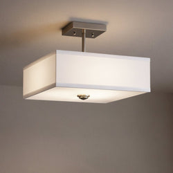 Urban Ambiance - Ceiling Light - UKC20170 New Traditional Indoor Ceiling Light, 9.75''H x 14''W x 0''Dep, Brushed Nickel Finish, Corvelle Collection - 