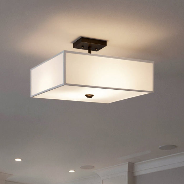 UKC20175 New Traditional Indoor Ceiling Light, 11.25''H x 18''W x 0''Dep, Olde Bronze Finish, Corvelle Collection