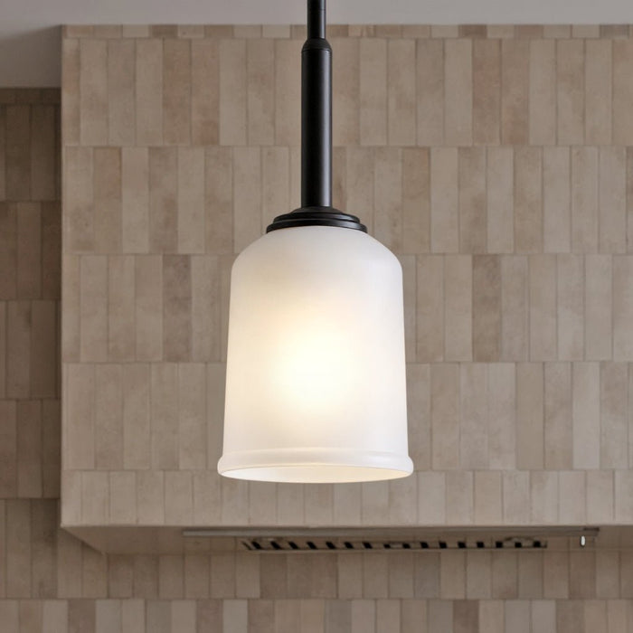 UKC20179 New Traditional Indoor Chandelier, 11.25''H x 4.5''W x 4.5''Dep, Black Finish, Corvelle Collection