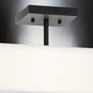 Urban Ambiance - Ceiling Light - UKC20181 New Traditional Indoor Ceiling Light, 10''H x 14''W x 14''Dep, Black Finish, Corvelle Collection - 