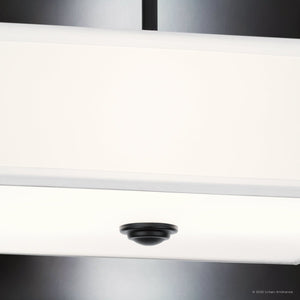 Urban Ambiance - Ceiling Light - UKC20181 New Traditional Indoor Ceiling Light, 10''H x 14''W x 14''Dep, Black Finish, Corvelle Collection - 