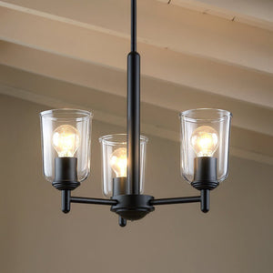 Urban Ambiance - Chandelier - UKC20197 New Traditional Indoor Chandelier, 15.25''H x 17.5''W x 17.5''Dep, Olde Bronze Finish, Corvelle Collection - 