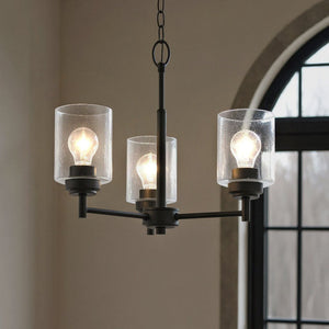 Urban Ambiance - Chandelier - UKC20211 New Traditional Indoor Chandelier, 15.5''H x 18''W x 18''Dep, Olde Bronze Finish, Ravencourt Collection - 