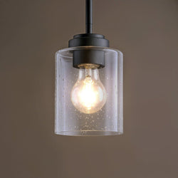 Urban Ambiance - Pendant - UKC20217 New Traditional Indoor Pendant, 7.5''H x 4.25''W x 4.25''Dep, Olde Bronze Finish, Ravencourt Collection - 