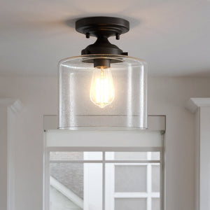 Urban Ambiance - Ceiling Light - UKC20219 New Traditional Indoor Ceiling Light, 10.62''H x 8.5''W x 8.5''Dep, Olde Bronze Finish, Ravencourt Collection - 