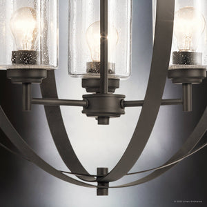 Urban Ambiance - Chandelier - UKC20223 New Traditional Indoor Chandelier, 31''H x 24.5''W x 24.5''Dep, Olde Bronze Finish, Ravencourt Collection - 
