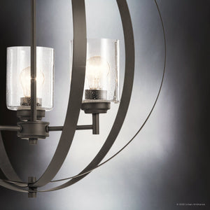Urban Ambiance - Chandelier - UKC20223 New Traditional Indoor Chandelier, 31''H x 24.5''W x 24.5''Dep, Olde Bronze Finish, Ravencourt Collection - 