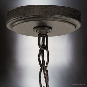 Urban Ambiance - Chandelier - UKC20223 New Traditional Indoor Chandelier, 31''H x 24.5''W x 24.5''Dep, Olde Bronze Finish, Ravencourt Collection - 