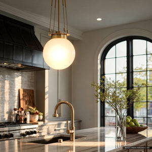 Urban Ambiance - Pendant - UKC20253 Industrial Indoor Pendant, 33.25''H x 10.5''W x 10.5''Dep, Champagne Bronze Finish, Ardenton Collection - 