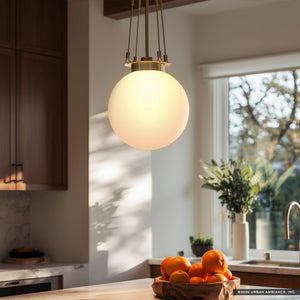 Urban Ambiance - Pendant - UKC20253 Industrial Indoor Pendant, 33.25''H x 10.5''W x 10.5''Dep, Champagne Bronze Finish, Ardenton Collection - 