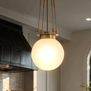 Urban Ambiance - Pendant - UKC20253 Industrial Indoor Pendant, 33.25''H x 10.5''W x 10.5''Dep, Champagne Bronze Finish, Ardenton Collection - 
