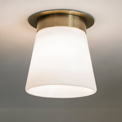 Urban Ambiance - Ceiling Light - UKC20255 Industrial Indoor Ceiling Light, 10''H x 8.5''W x 8.5''Dep, Champagne Bronze Finish, Ardenton Collection - 