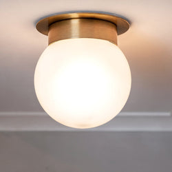 Urban Ambiance - Ceiling Light - UKC20257 Industrial Indoor Ceiling Light, 8.5''H x 8''W x 8''Dep, Champagne Bronze Finish, Ardenton Collection - 