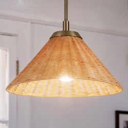 Urban Ambiance - Pendant - UKC20271 Coastal Indoor Pendant, 10''H x 18''W x 18''Dep, Champagne Bronze Finish, Corvane Collection - 