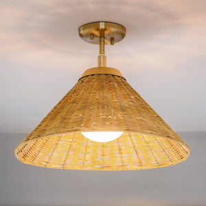 Urban Ambiance - Pendant - UKC20271 Coastal Indoor Pendant, 10''H x 18''W x 18''Dep, Champagne Bronze Finish, Corvane Collection - 