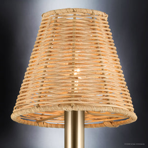 Urban Ambiance - Wall Sconce - UKC20274 Coastal Indoor Wall Sconce, 13''H x 6''W x 7.5''Dep, Champagne Bronze Finish, Corvane Collection - 