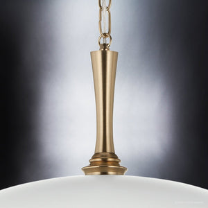 Urban Ambiance - Pendant - UKC20291 Industrial Indoor Pendant, 12.75''H x 24.25''W x 24.25''Dep, White Finish, Belvarra Collection - 