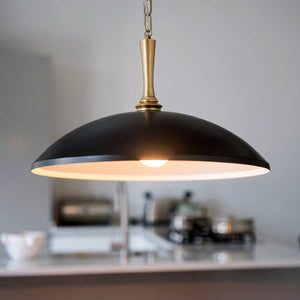 Urban Ambiance - Pendant - UKC20292 Industrial Indoor Pendant, 12.25''H x 20.25''W x 20.25''Dep, Black Finish, Belvarra Collection -