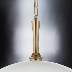 Urban Ambiance - Pendant - UKC20293 Industrial Indoor Pendant, 12.25''H x 20.25''W x 20.25''Dep, White Finish, Belvarra Collection - 