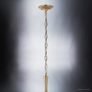 Urban Ambiance - Pendant - UKC20293 Industrial Indoor Pendant, 12.25''H x 20.25''W x 20.25''Dep, White Finish, Belvarra Collection - 
