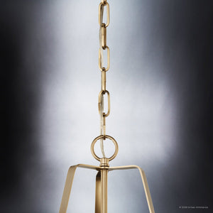 Urban Ambiance - Pendant - UKC20302 Industrial Indoor Pendant, 17''H x 13''W x 13''Dep, Champagne Bronze Finish, Crestwood Collection - 
