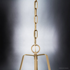 Urban Ambiance - Pendant - UKC20304 Industrial Indoor Pendant, 17''H x 13''W x 13''Dep, White Finish, Crestwood Collection - 