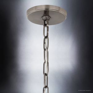 Urban Ambiance - Pendant - UKC20306 Industrial Indoor Pendant, 22.5''H x 18''W x 18''Dep, Classic Pewter Finish, Crestwood Collection - 