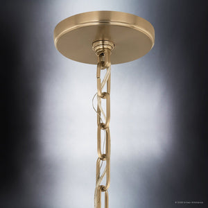 Urban Ambiance - Pendant - UKC20308 Industrial Indoor Pendant, 22.5''H x 18''W x 18''Dep, White Finish, Crestwood Collection - 