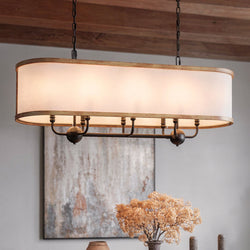 Urban Ambiance - Chandelier - UKC20326 Transitional Indoor Chandelier, 16''H x 13''W x 13''Dep, Anvil Iron Finish, Evermont Collection - 