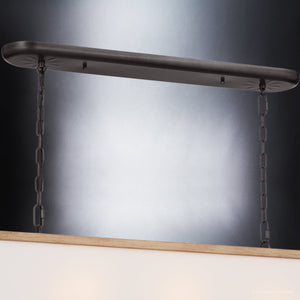Urban Ambiance - Chandelier - UKC20326 Transitional Indoor Chandelier, 16''H x 13''W x 13''Dep, Anvil Iron Finish, Evermont Collection - 