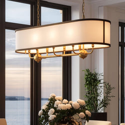 Urban Ambiance - Chandelier - UKC20328 Transitional Indoor Chandelier, 16''H x 13''W x 13''Dep, Natural Brass Finish, Evermont Collection - 