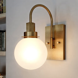 Urban Ambiance - Wall Sconce - UKC20332 Art Deco Indoor Wall Sconce, 11.5''H x 5.75''W x 9''Dep, Champagne Bronze Finish, Stoneleigh Collection - 