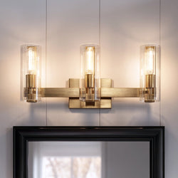 Urban Ambiance - Bath Light - UKC20349 Contemporary Indoor Bath Light, 9.75''H x 22.75''W x 5''Dep, Champagne Bronze Finish, Rivendale Collection - 
