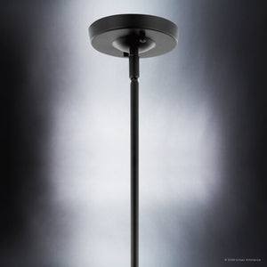 Urban Ambiance - Chandelier - UKC20363 Modern Indoor Chandelier, 35.25''H x 47.25''W x 47.25''Dep, Black Finish, Westmere Collection - 