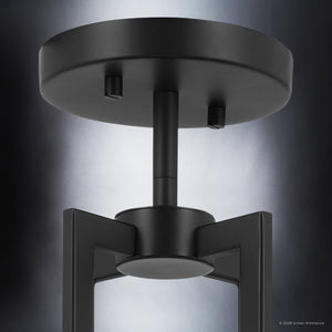 Urban Ambiance - Pendant - UKC20370 Transitional Indoor Pendant, 14.25''H x 15.5''W x 15.5''Dep, Black Finish, Oakmont Collection - 
