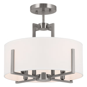 Urban Ambiance - Pendant - UKC20371 Transitional Ceiling Light, 14.25''H x 15.5''W x 15.5''Dep, Classic Pewter Finish, Oakmont Collection -