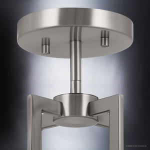 Urban Ambiance - Pendant - UKC20371 Transitional Indoor Pendant, 14.25''H x 15.5''W x 15.5''Dep, Classic Pewter Finish, Oakmont Collection - 