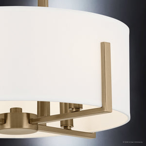 Urban Ambiance - Pendant - UKC20372 Transitional Indoor Pendant, 14.25''H x 15.5''W x 15.5''Dep, Champagne Bronze Finish, Oakmont Collection - 