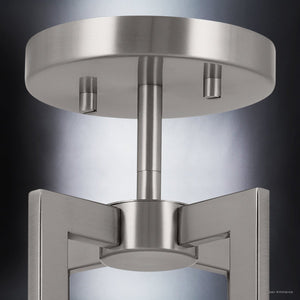 Urban Ambiance - Pendant - UKC20374 Transitional Indoor Pendant, 14.5''H x 20''W x 20''Dep, Classic Pewter Finish, Oakmont Collection - 