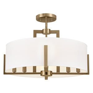 Urban Ambiance - Pendant - UKC20375 Transitional Ceiling Light, 14.5''H x 20''W x 20''Dep, Champagne Bronze Finish, Oakmont Collection -