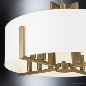 Urban Ambiance - Pendant - UKC20375 Transitional Indoor Pendant, 14.5''H x 20''W x 20''Dep, Champagne Bronze Finish, Oakmont Collection - 