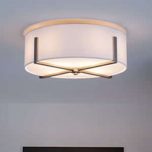 Urban Ambiance - Ceiling Light - UKC20380 Transitional Indoor Ceiling Light, 8.25''H x 20''W x 20''Dep, Classic Pewter Finish, Oakmont Collection - 