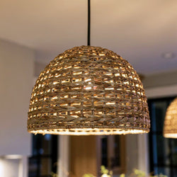 Urban Ambiance - Pendant - UKC20440 Coastal Indoor Pendant, 14''H x 18.25''W x 18.25''Dep, Black Finish, Dunleigh Collection - 