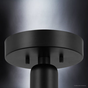 Urban Ambiance - Ceiling Light - UKC20450 Modern Indoor Ceiling Light, 8''H x 14.25''W x 14.25''Dep, Black Finish, Granville Collection - 