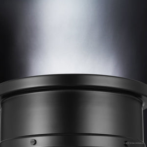 Urban Ambiance - Ceiling Light - UKC20460 Modern Indoor Ceiling Light, 5.75''H x 14.25''W x 14.25''Dep, Black Finish, Harrington Collection - 